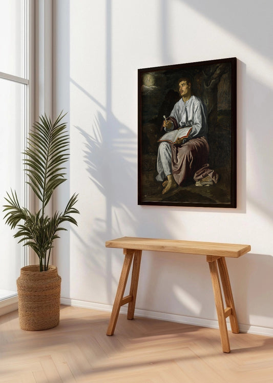 Cuadro ​San Juan Evangelista en Patmos (Diego Velázquez)