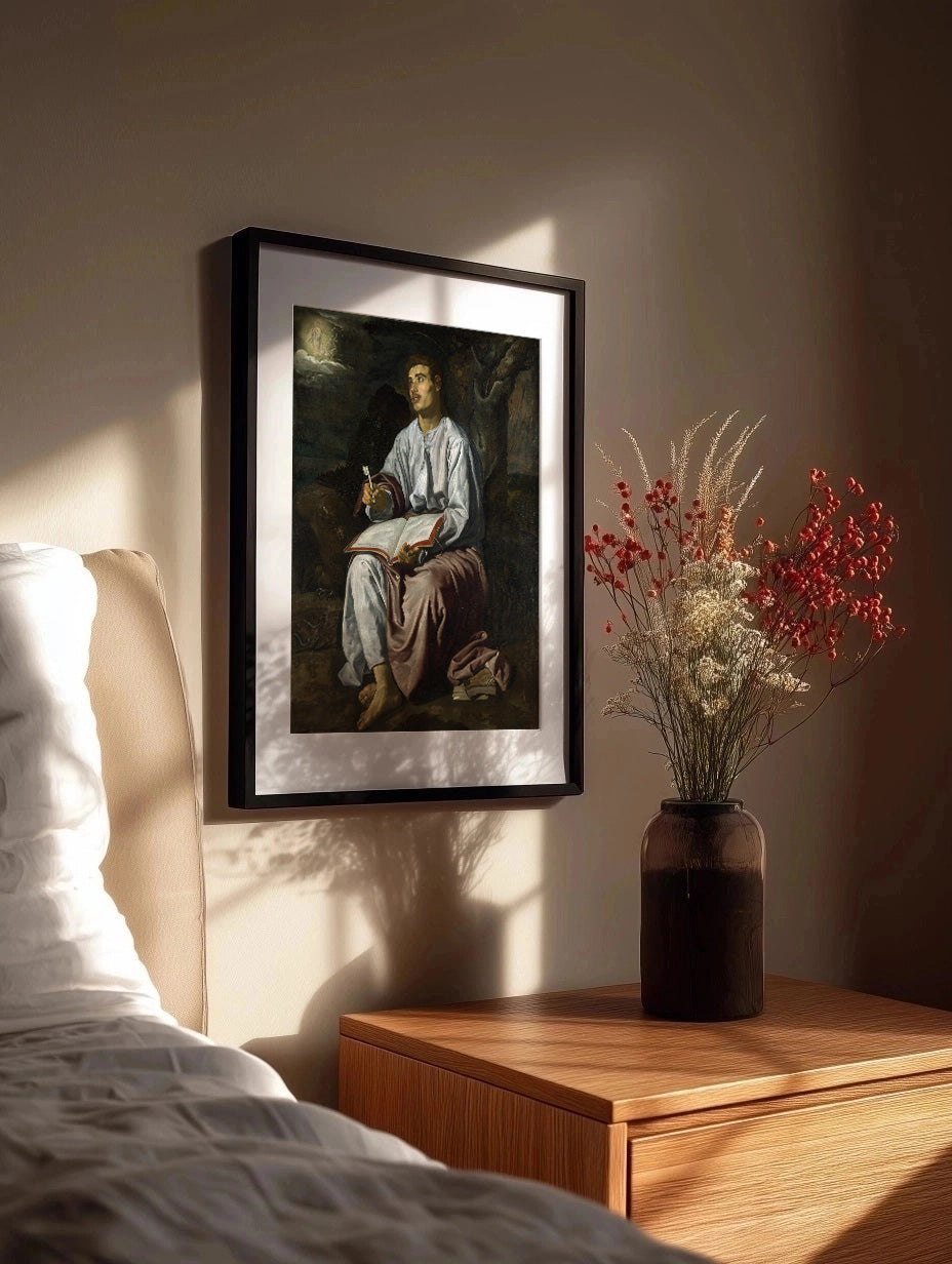 Cuadro ​San Juan Evangelista en Patmos (Diego Velázquez)