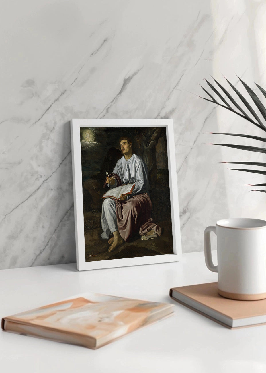 Cuadro ​San Juan Evangelista en Patmos (Diego Velázquez)