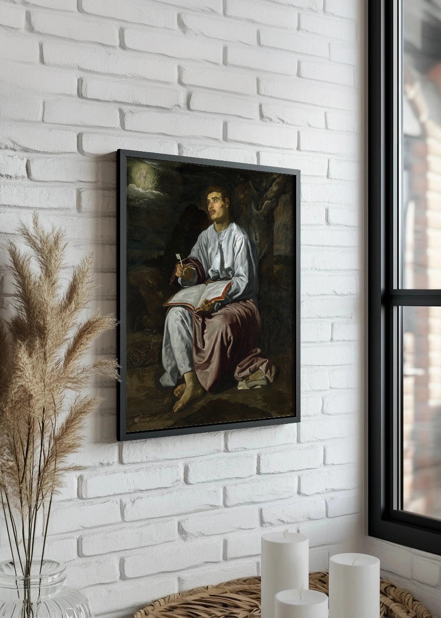 Cuadro ​San Juan Evangelista en Patmos (Diego Velázquez)