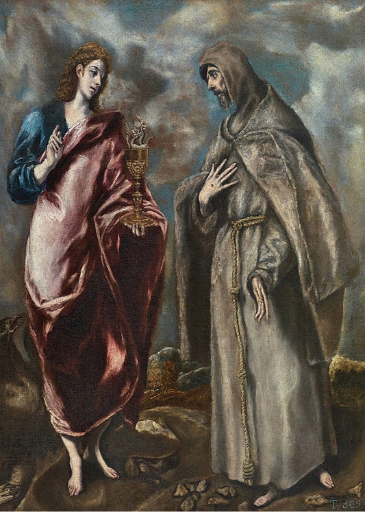 Cuadro ​San Juan Evangelista y San Francisco (El Greco)