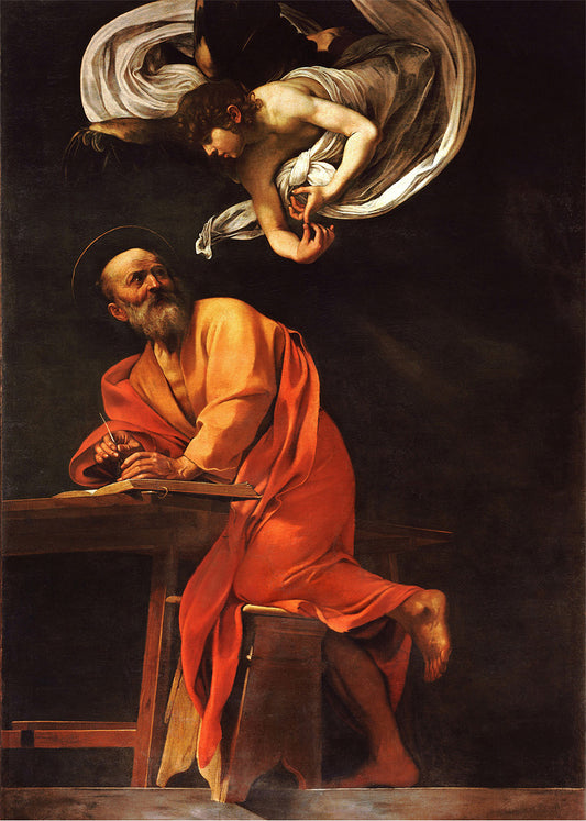 Cuadro ​San Mateo y el ángel (Caravaggio)