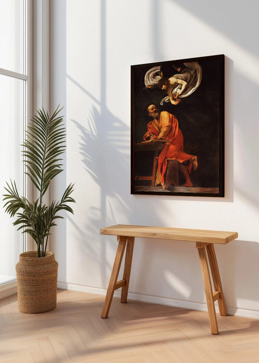 Cuadro ​San Mateo y el ángel (Caravaggio)