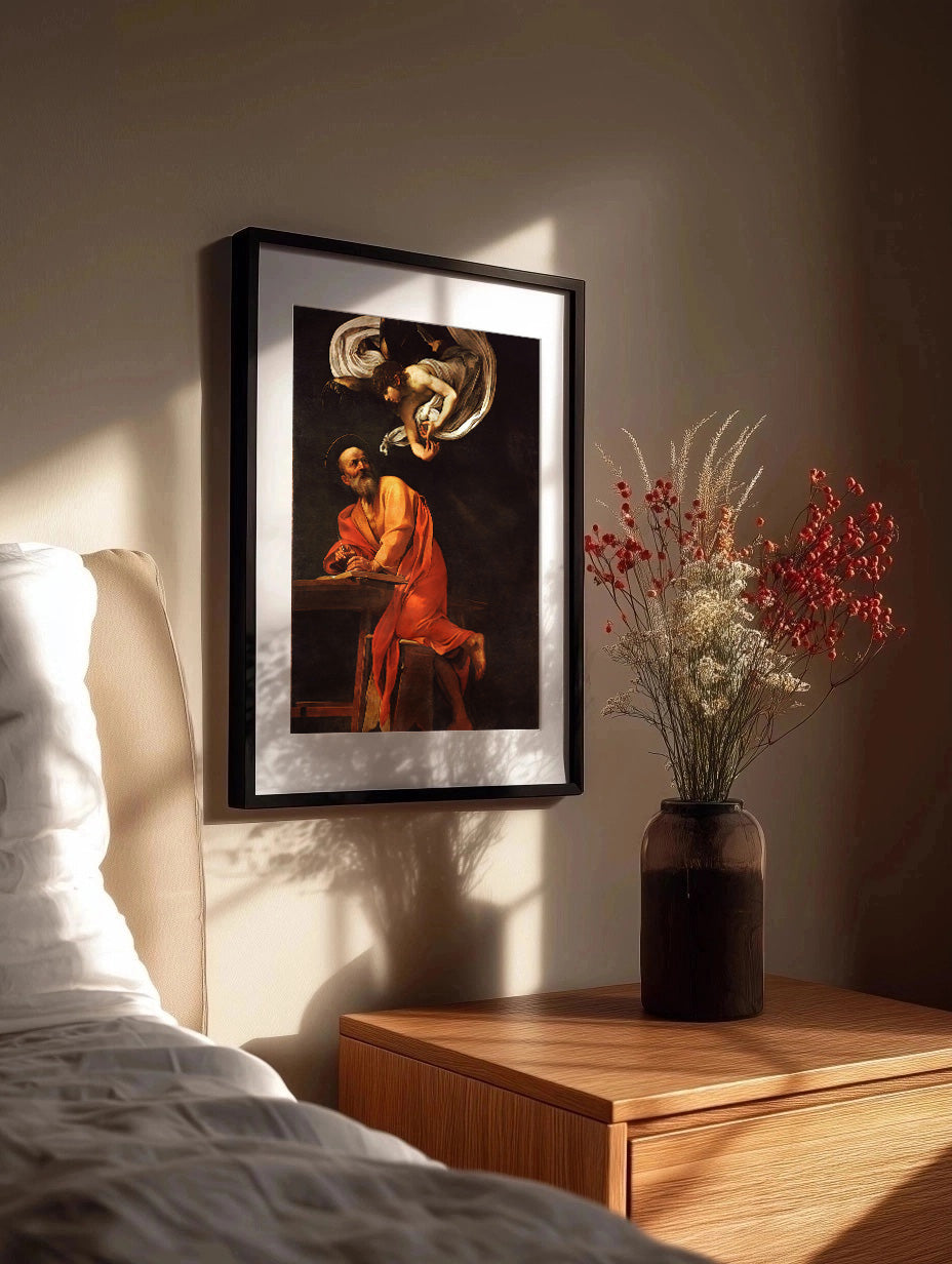 Cuadro ​San Mateo y el ángel (Caravaggio)