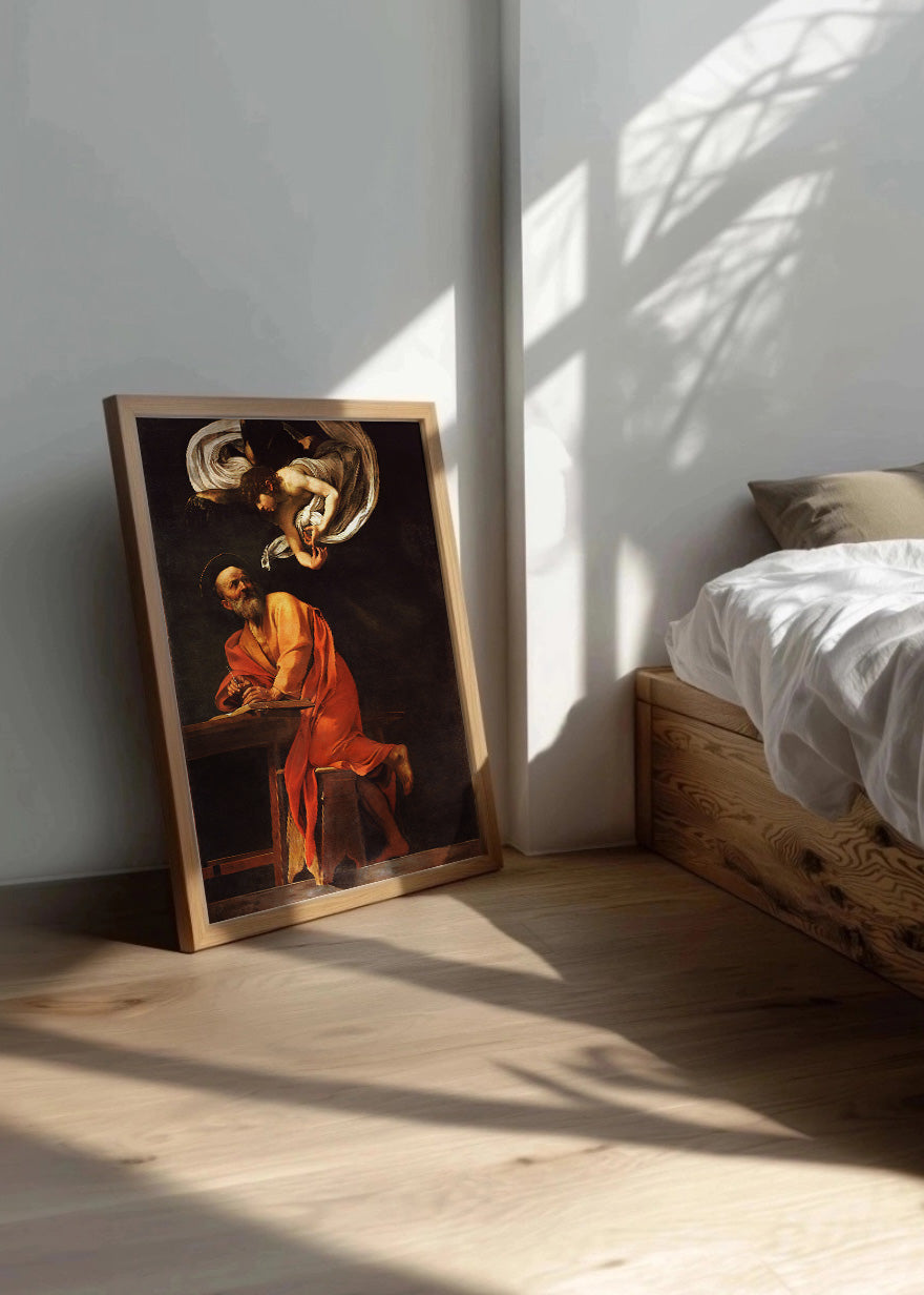 Cuadro ​San Mateo y el ángel (Caravaggio)