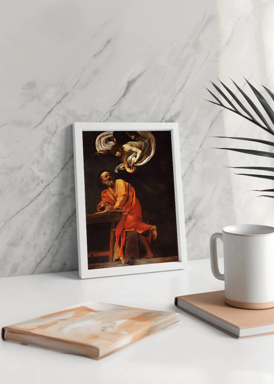 Cuadro ​San Mateo y el ángel (Caravaggio)