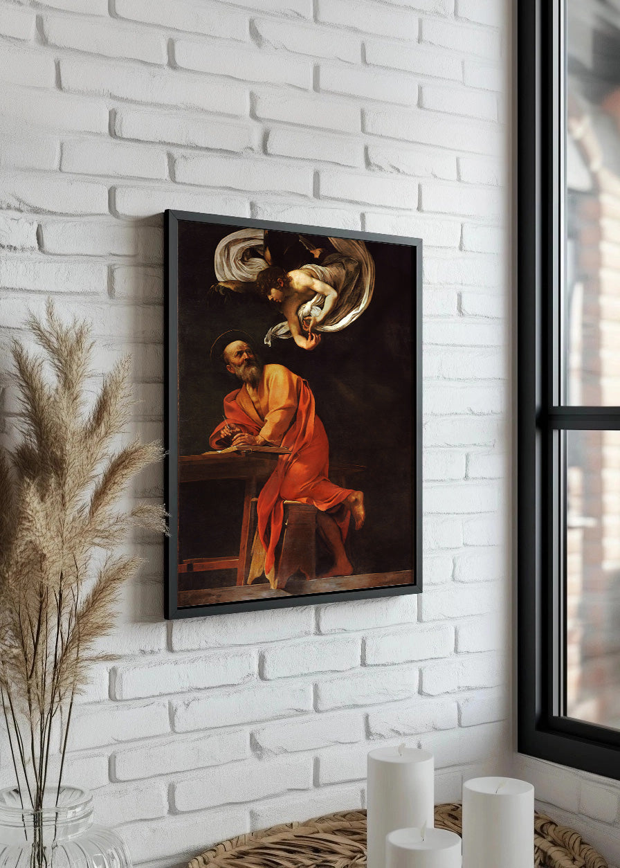 Cuadro ​San Mateo y el ángel (Caravaggio)