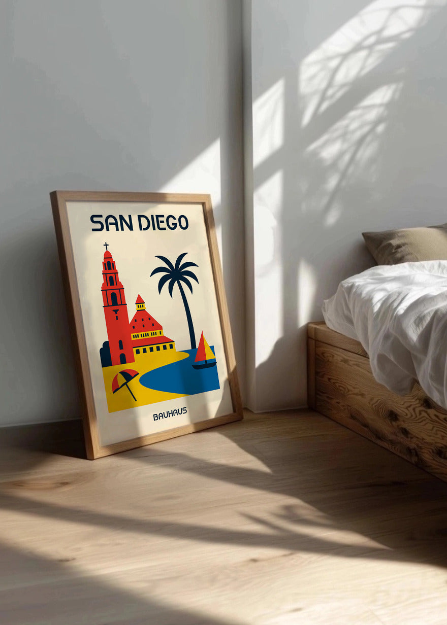 Cuadro San Diego Poster Bauhaus