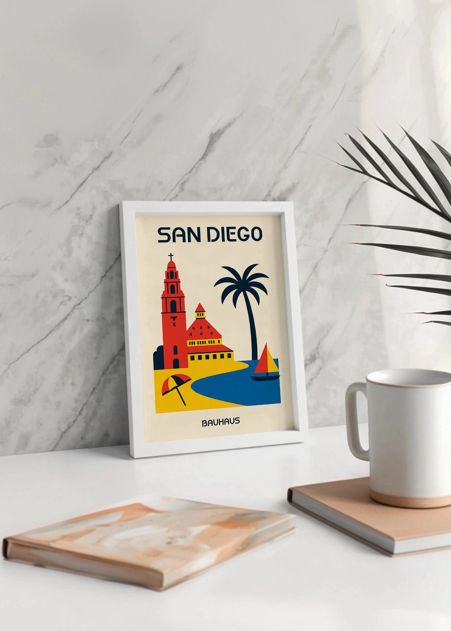 Cuadro San Diego Poster Bauhaus