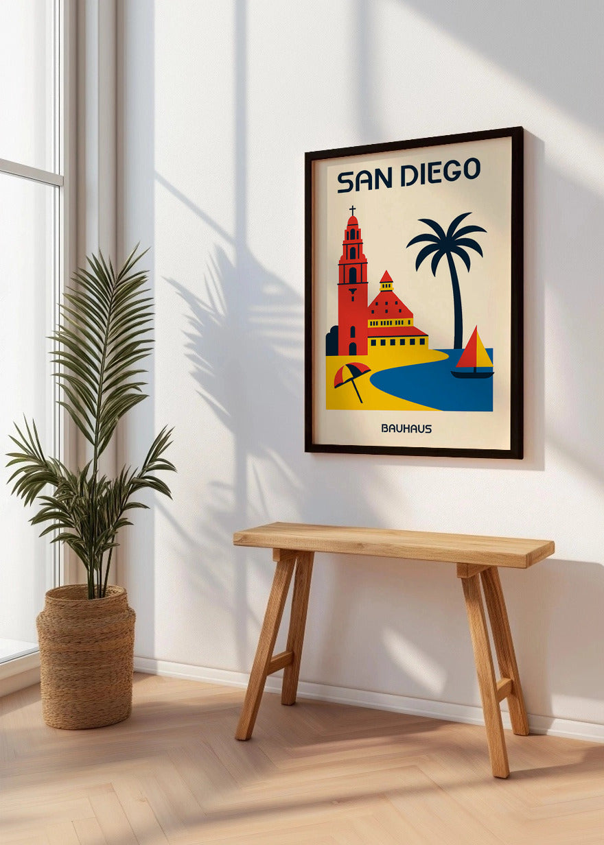 Cuadro San Diego Poster Bauhaus