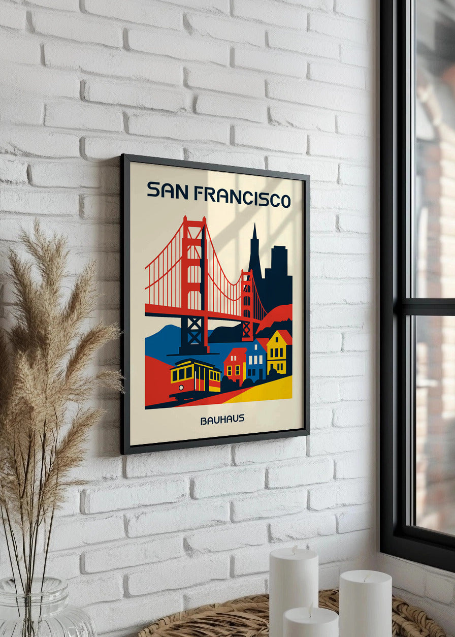 Cuadro San Francisco Poster Bauhaus