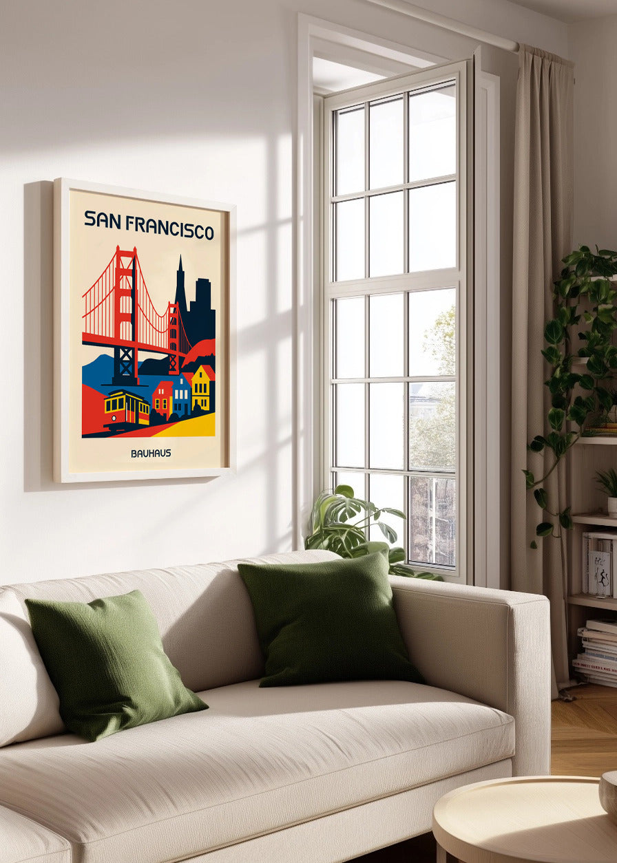Cuadro San Francisco Poster Bauhaus