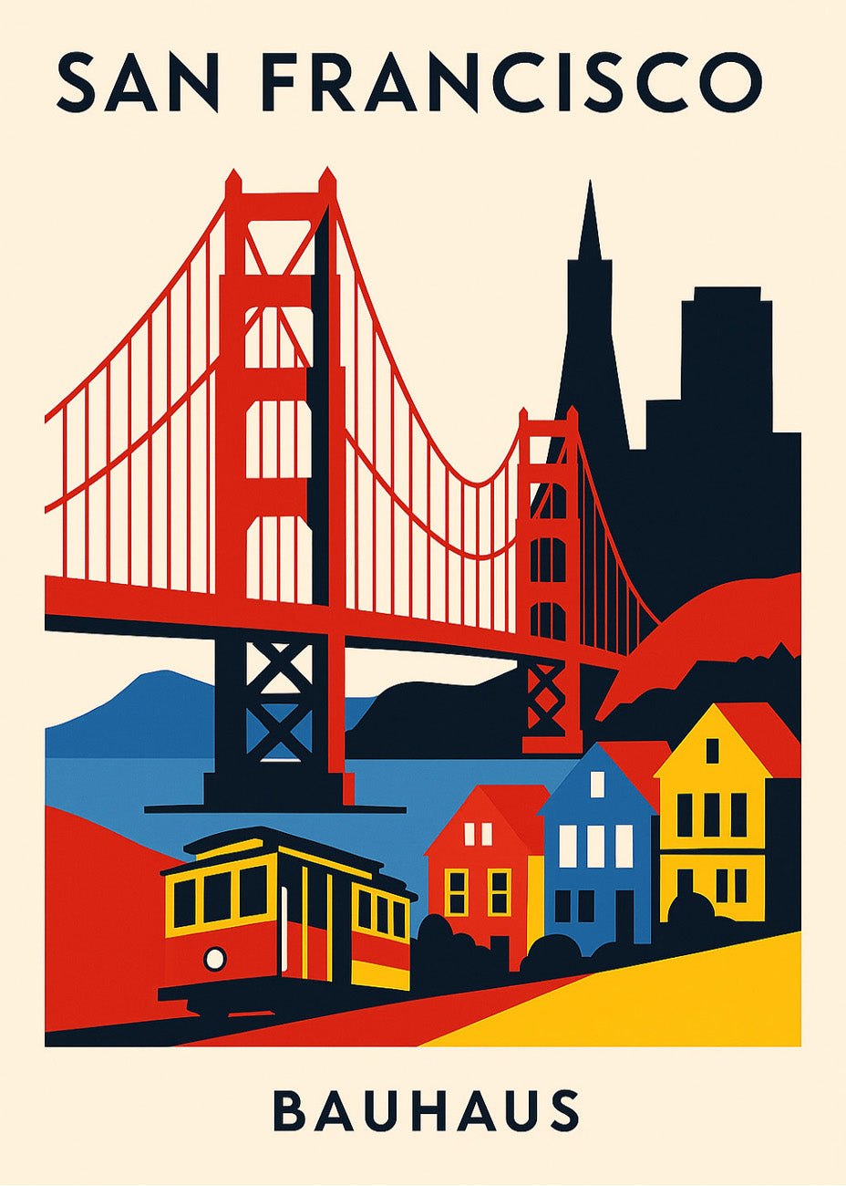 Cuadro San Francisco Poster Bauhaus