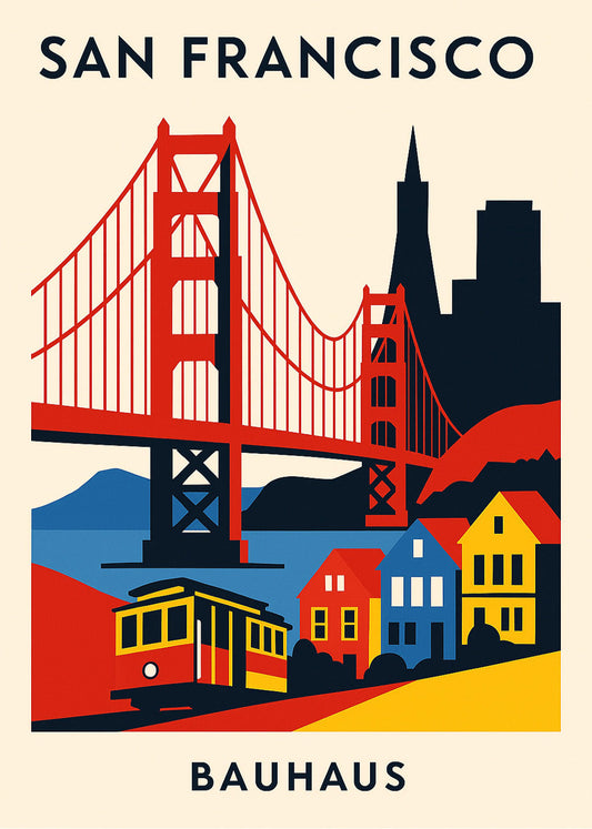 Cuadro San Francisco Poster Bauhaus