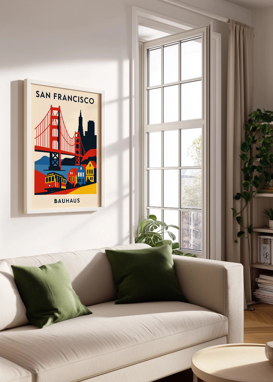 Cuadro San Francisco Poster Bauhaus