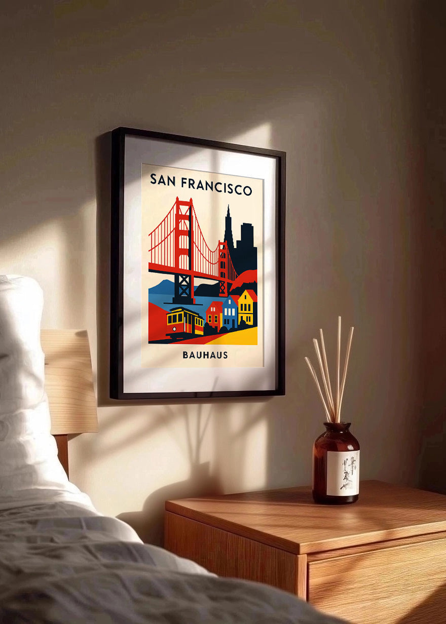 Cuadro San Francisco Poster Bauhaus