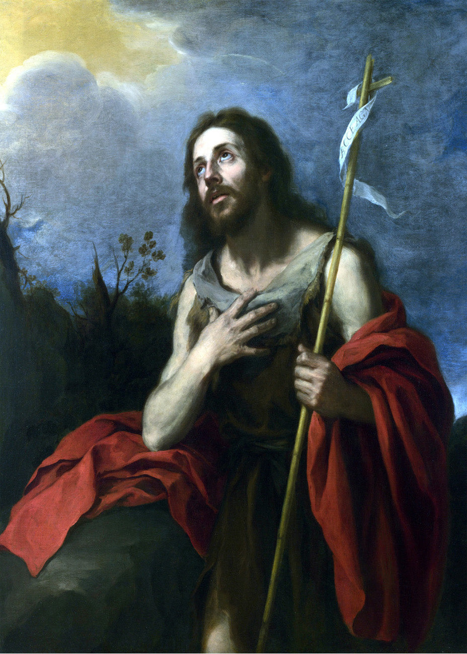 Cuadro San Juan Bautista en el Desierto (Murillo)