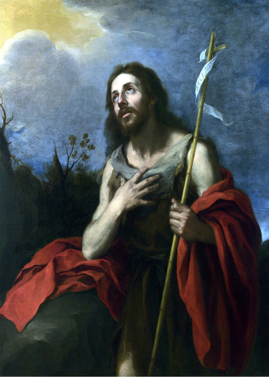 Cuadro San Juan Bautista en el Desierto (Murillo)