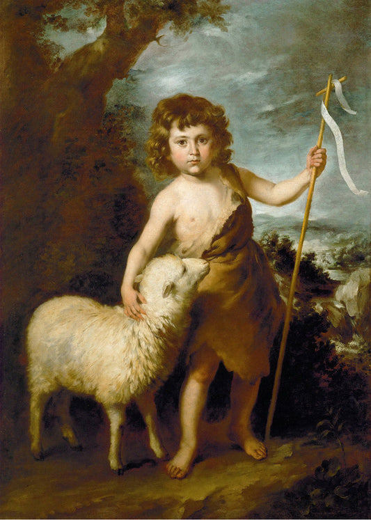 Cuadro San Juan Bautista joven (Murillo)