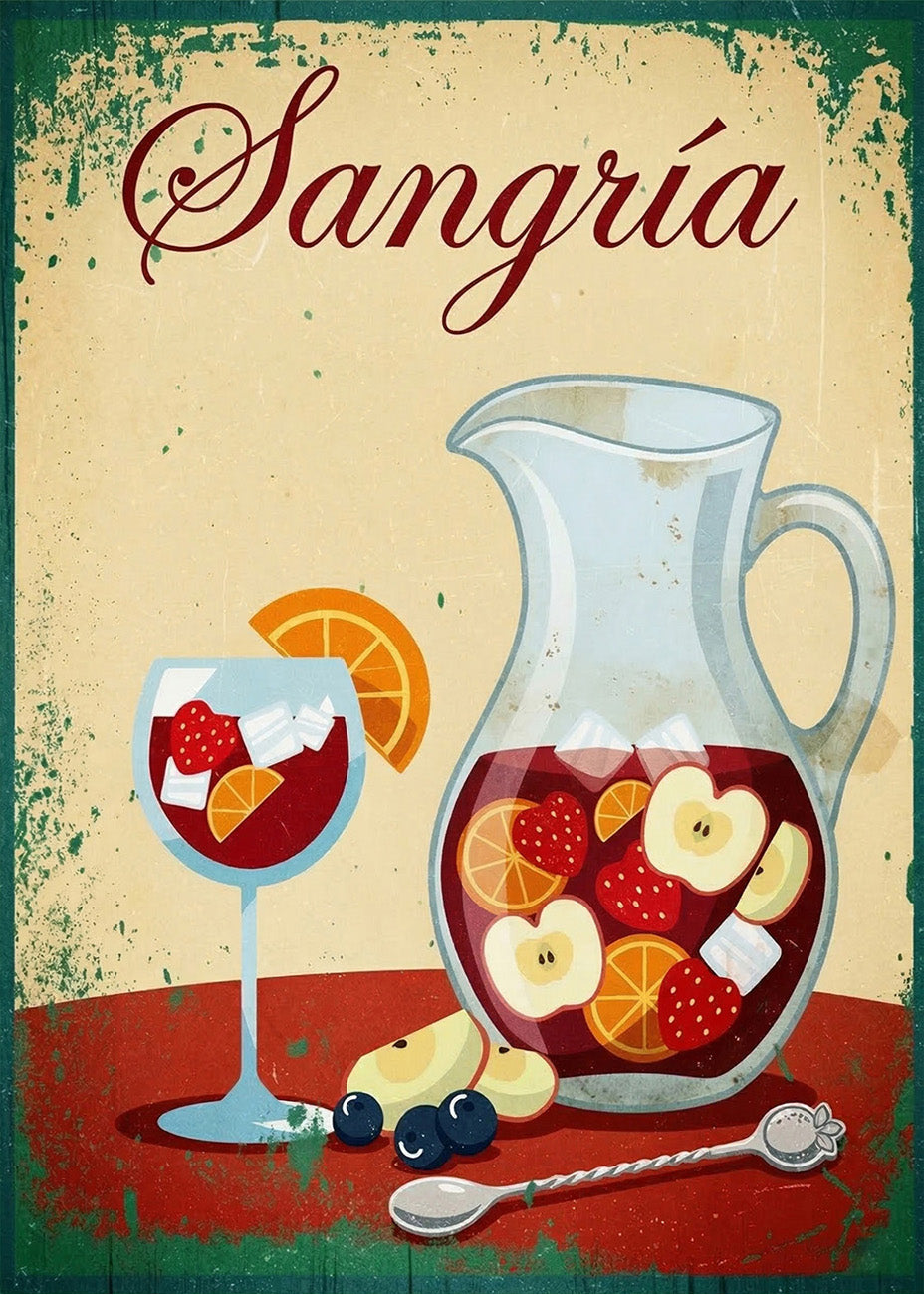 Cuadro Sangría en jarra