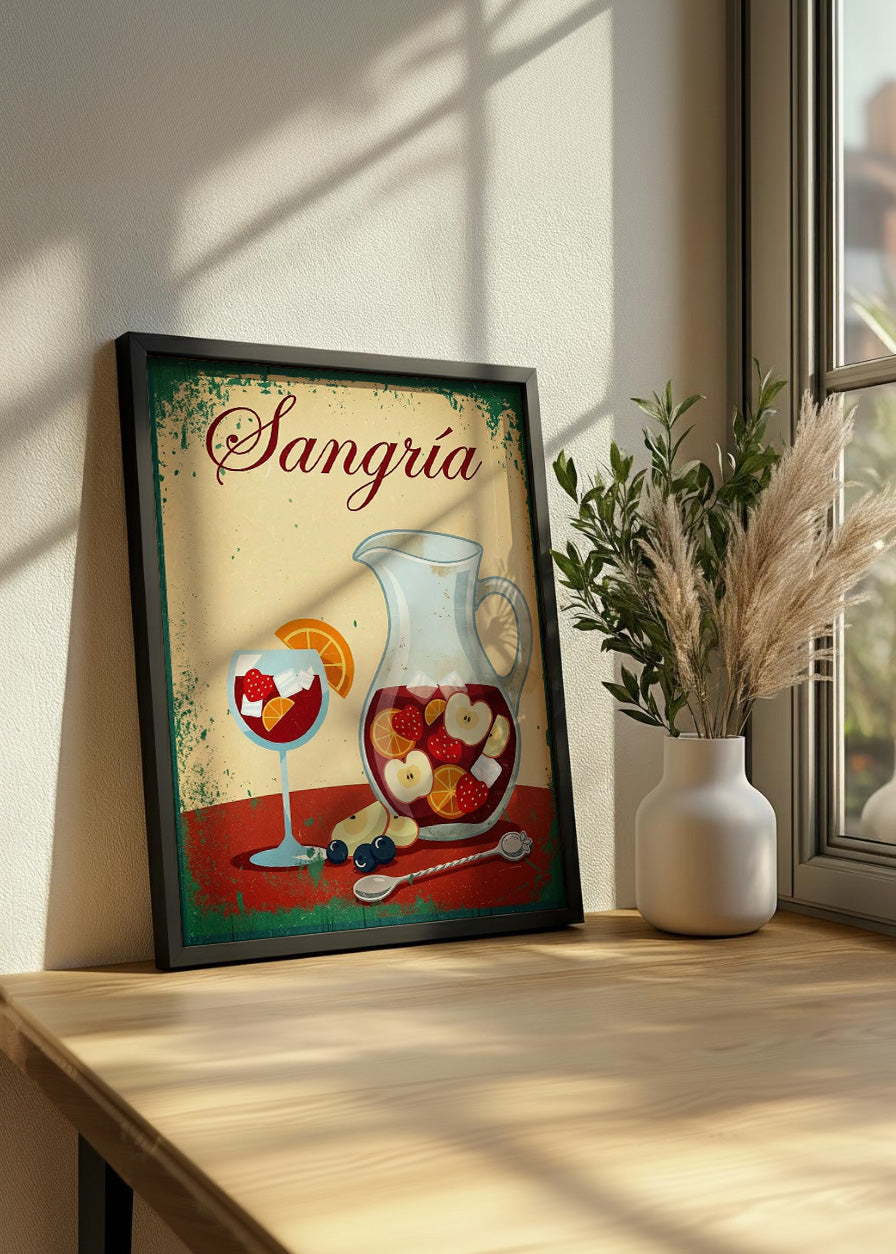 Cuadro Sangría en jarra