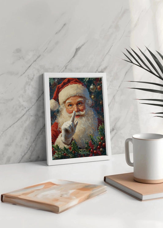 Cuadro ​Santa Claus en navidad