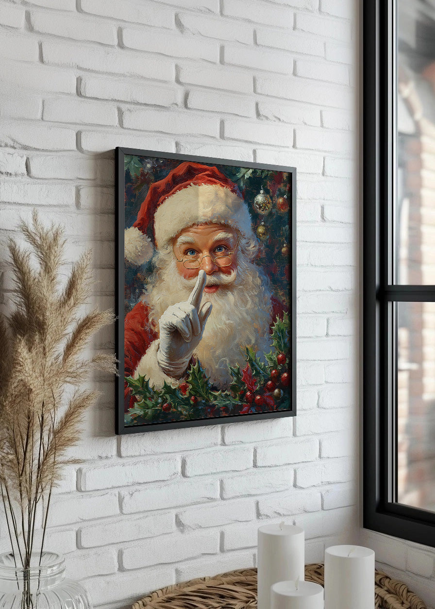 Cuadro ​Santa Claus en navidad