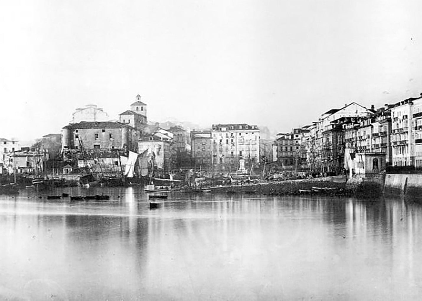Cuadro Santander - Puertochico en 1867
