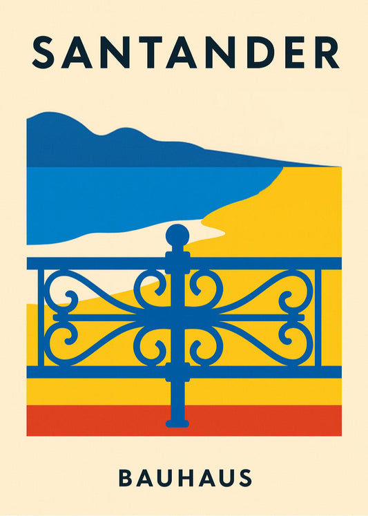Cuadro Santander 2 Poster Bauhaus