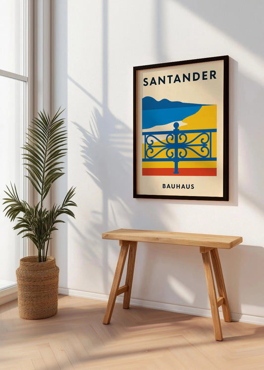 Cuadro Santander 2 Poster Bauhaus