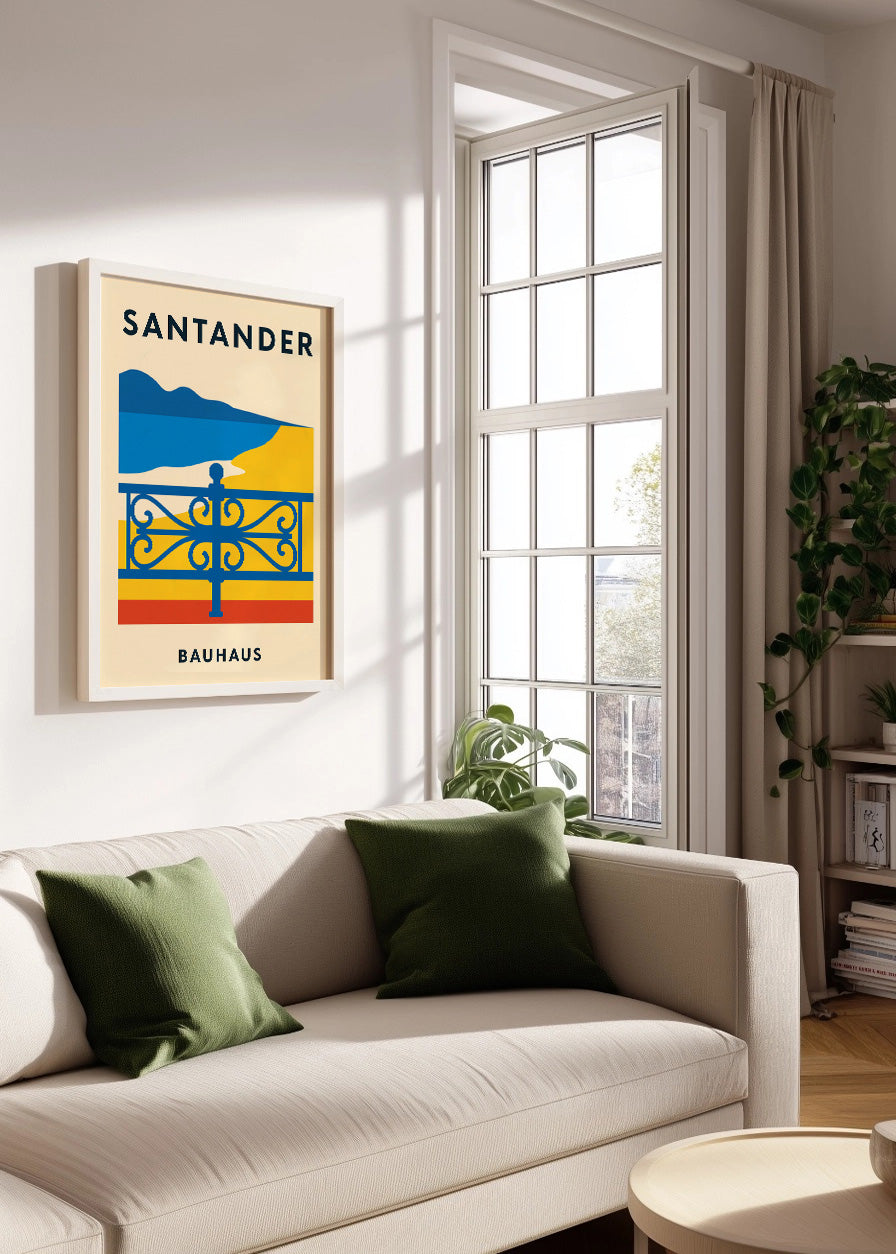 Cuadro Santander 2 Poster Bauhaus