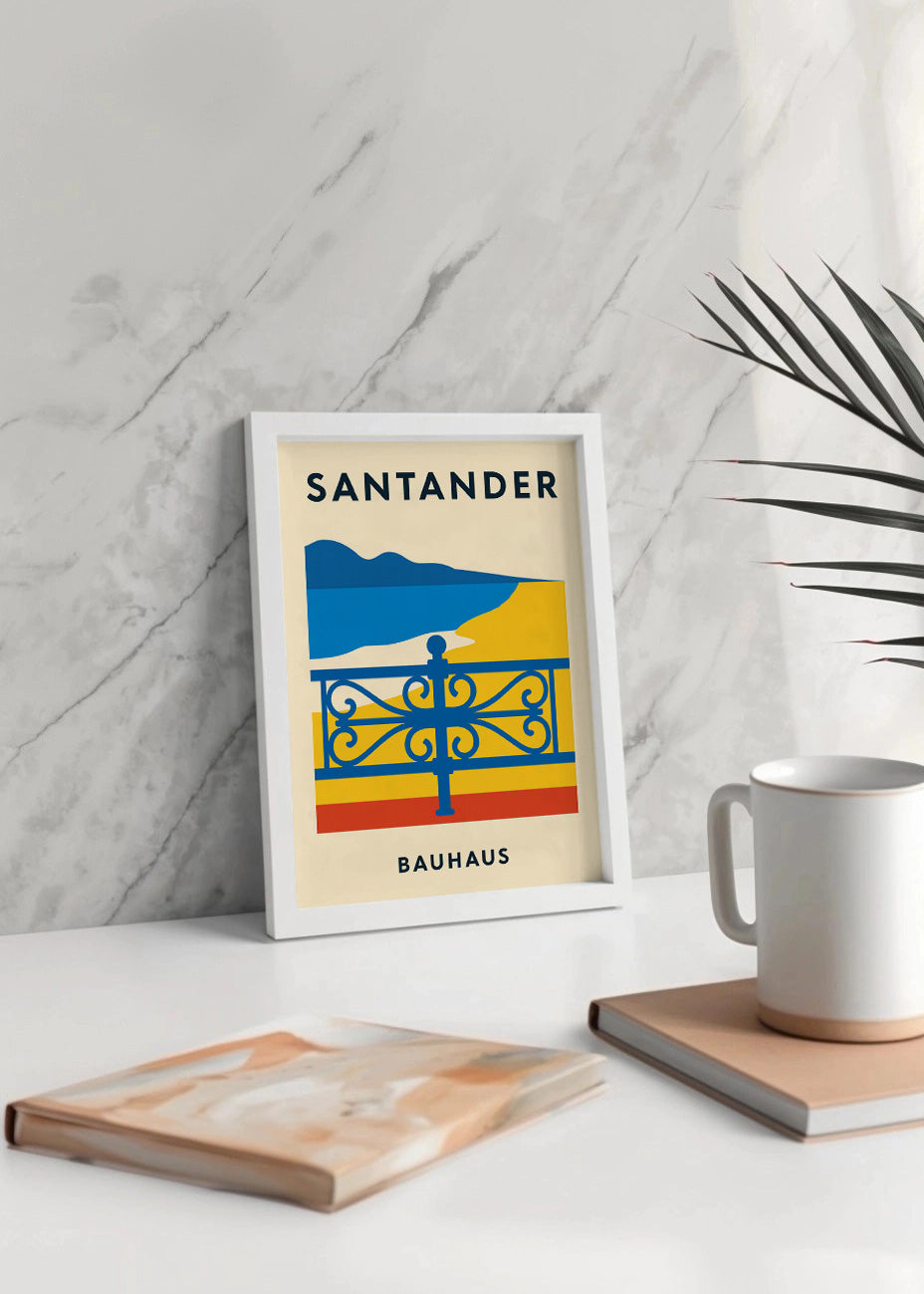 Cuadro Santander 2 Poster Bauhaus