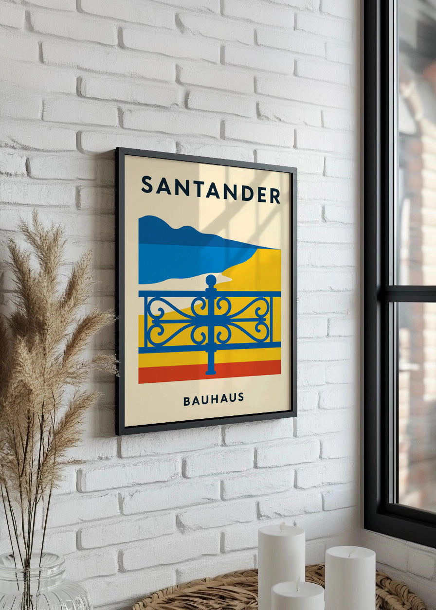Cuadro Santander 2 Poster Bauhaus