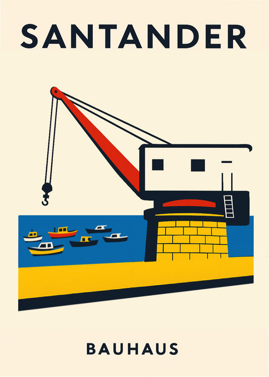Cuadro Santander Poster Bauhaus