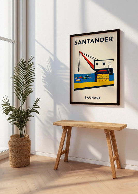 Cuadro Santander Poster Bauhaus