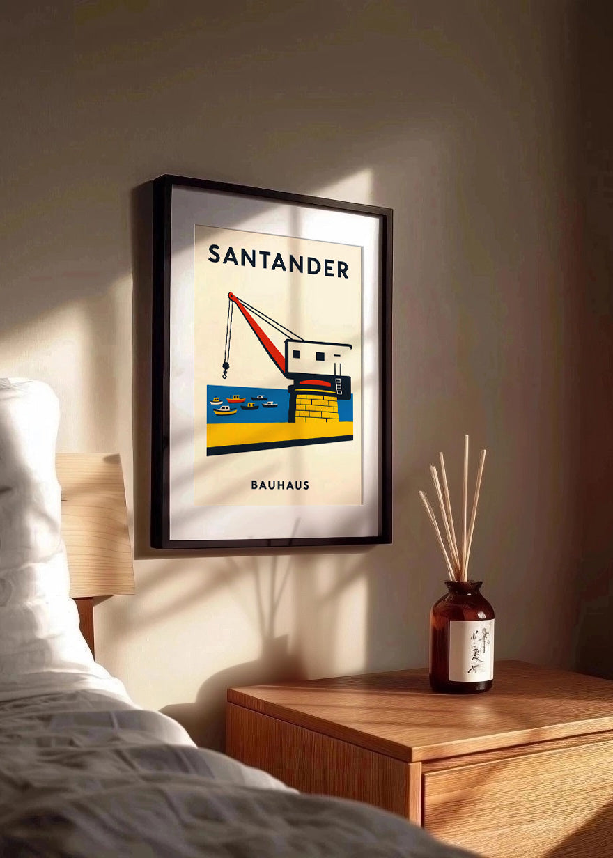 Cuadro Santander Poster Bauhaus