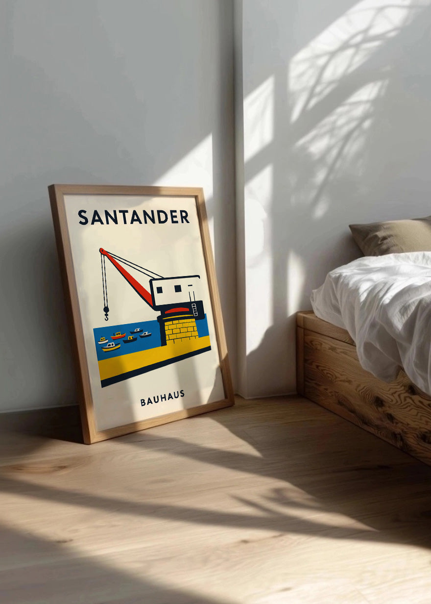 Cuadro Santander Poster Bauhaus
