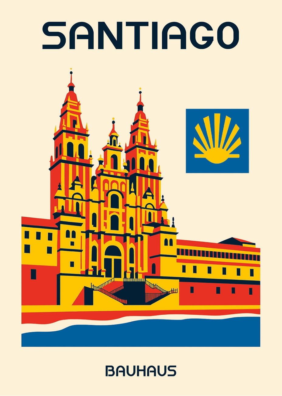 Cuadro Santiago Poster Bauhaus