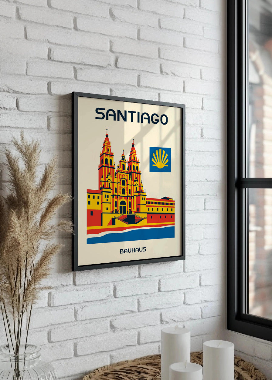 Cuadro Santiago Poster Bauhaus