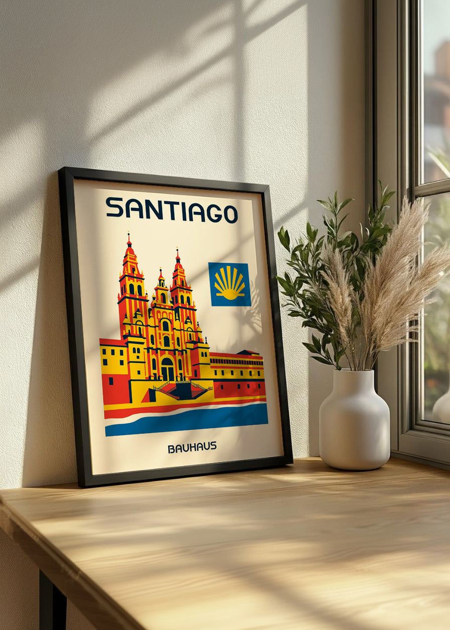 Cuadro Santiago Poster Bauhaus
