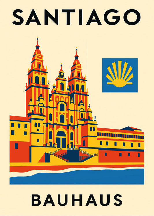 Cuadro Santiago Poster Bauhaus
