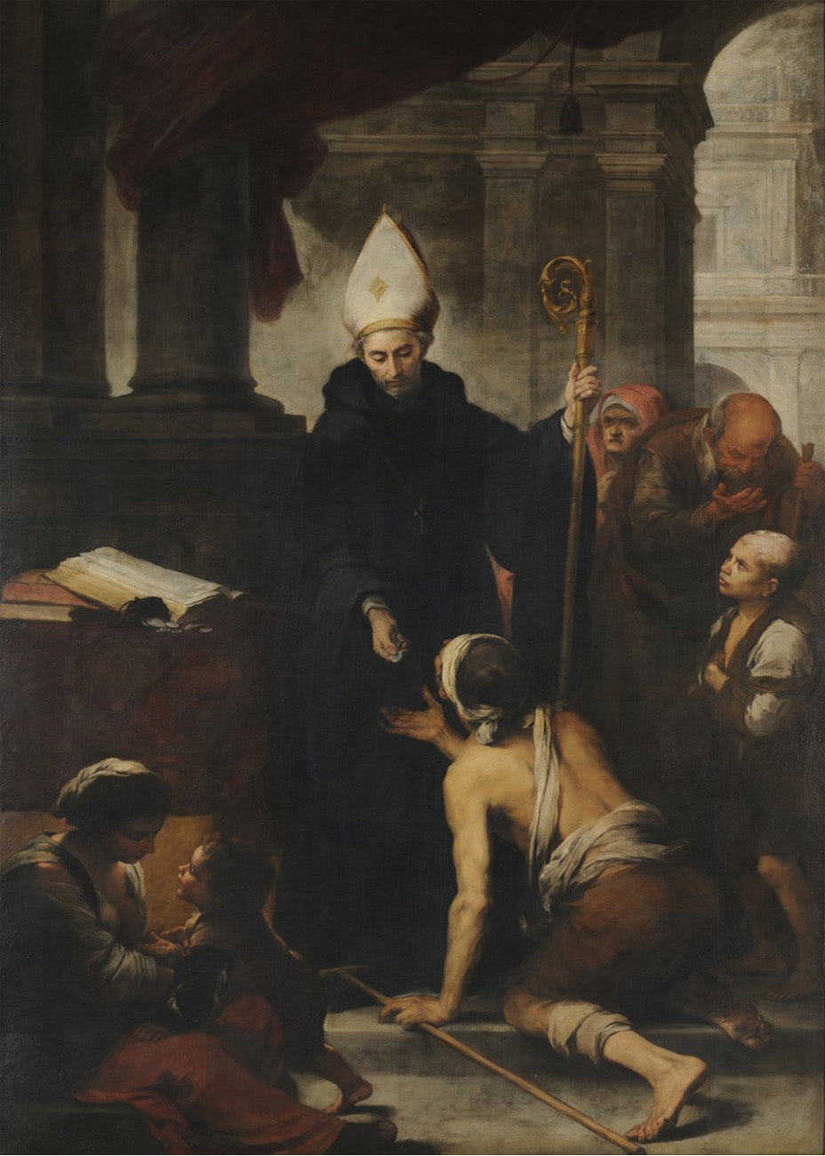Cuadro Santo Tomás de Villanueva (Murillo)