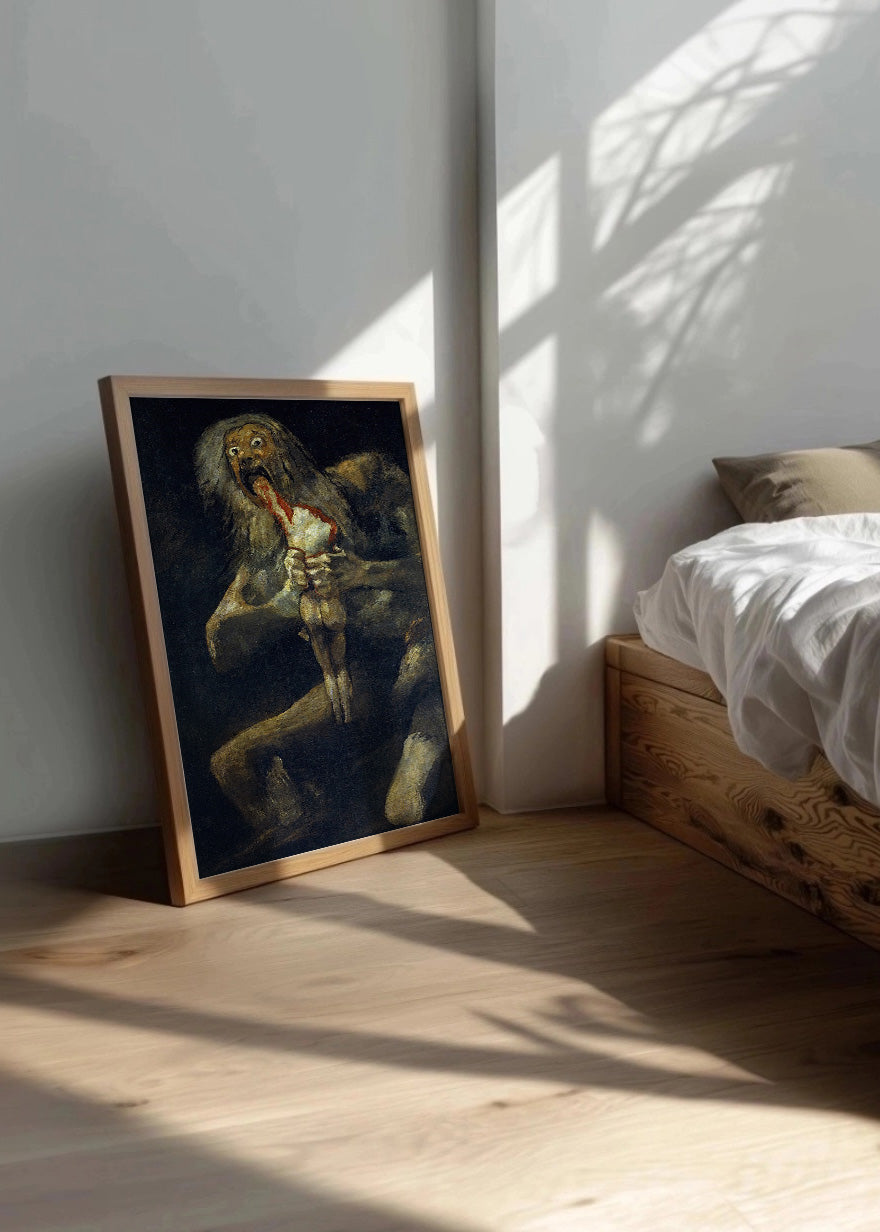 Cuadro ​Saturno devorando a su hijo (Francisco de Goya)