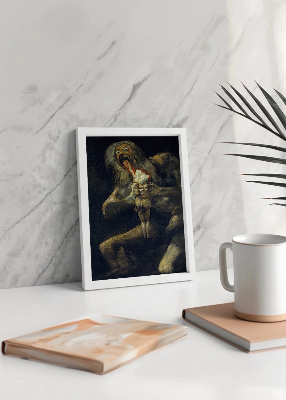 Cuadro ​Saturno devorando a su hijo (Francisco de Goya)