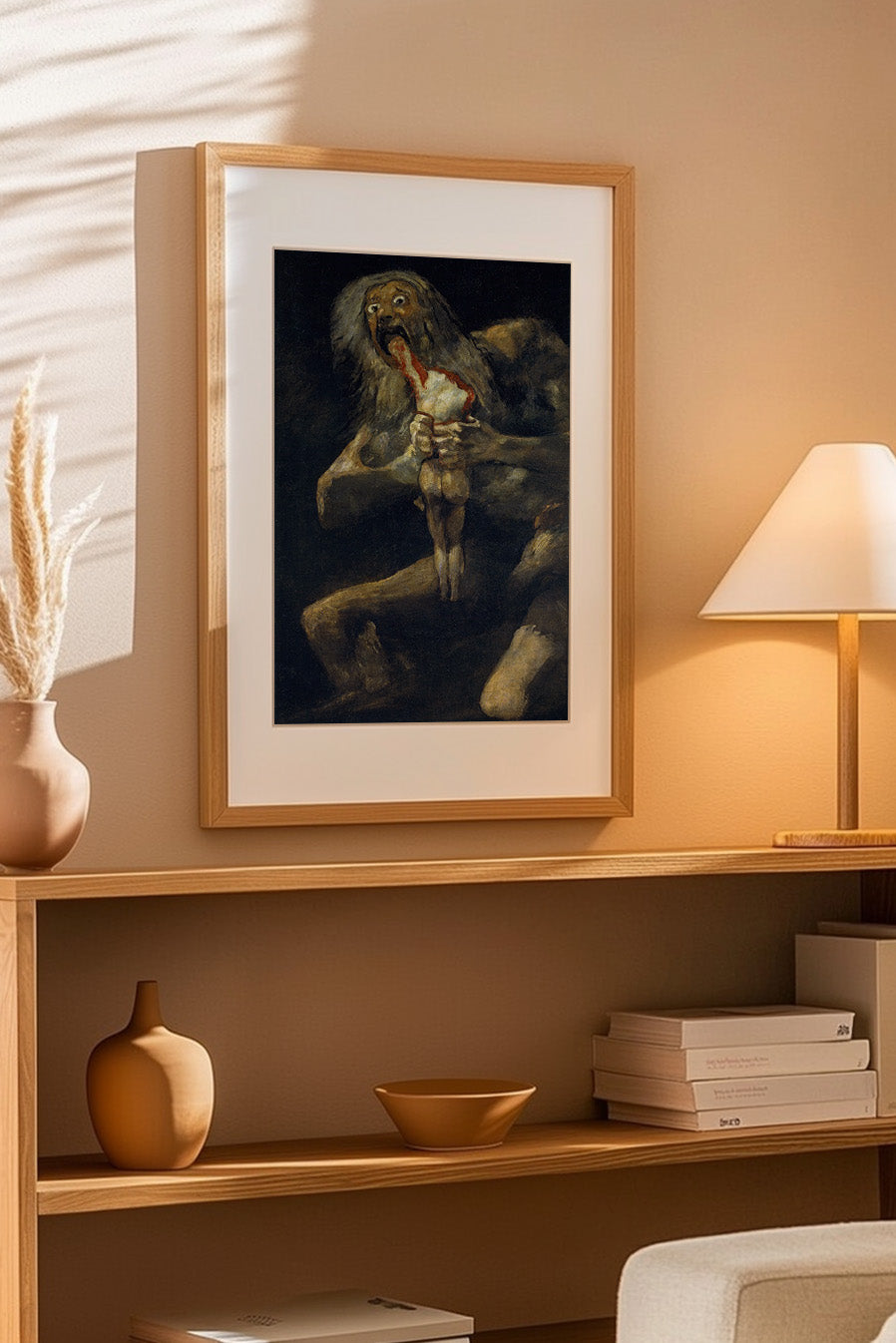 Cuadro de ​Saturno devorando a su hijo (Francisco de Goya) - Fine Artic