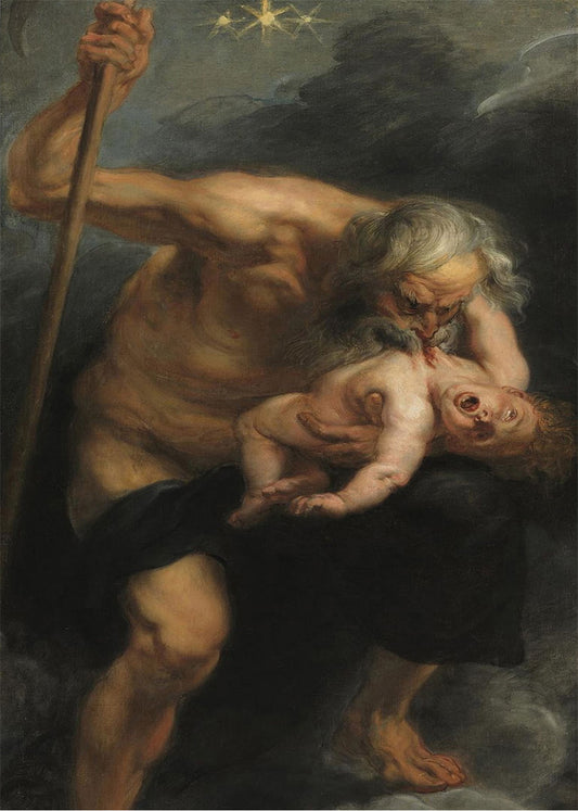 Cuadro ​Saturno devorando a su hijo (Rubens)