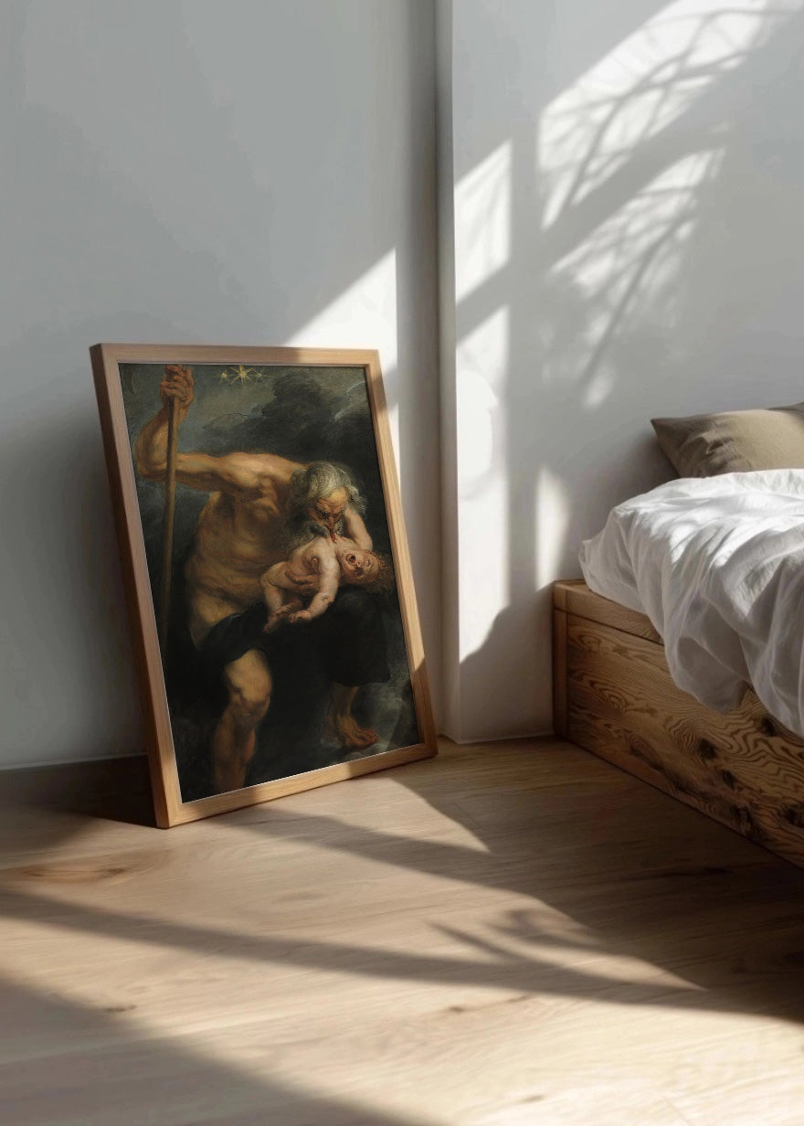Cuadro ​Saturno devorando a su hijo (Rubens)