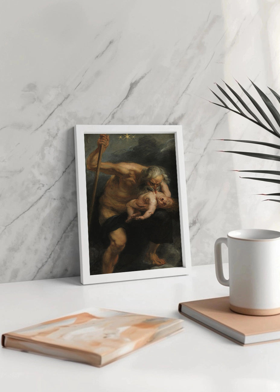 Cuadro ​Saturno devorando a su hijo (Rubens)