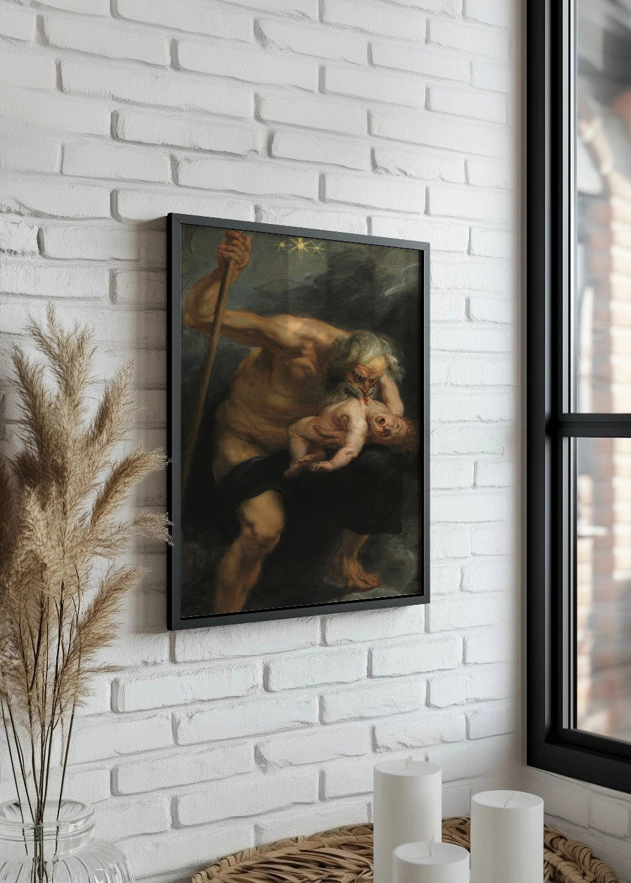 Cuadro ​Saturno devorando a su hijo (Rubens)