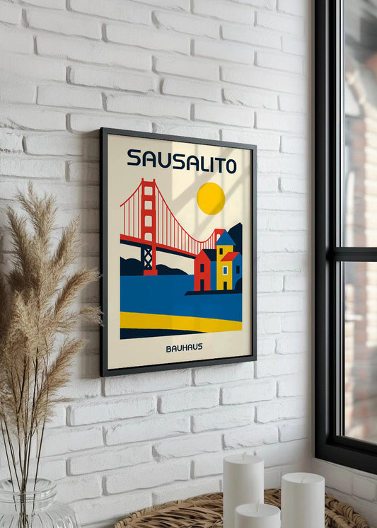 Cuadro Sausalito Poster Bauhaus